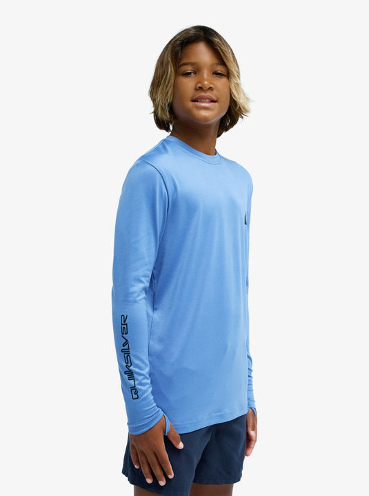 Quiksilver Kid's (8-16) Everyday Surf LS Rashguard Riviera AQBWR03068-BLC0