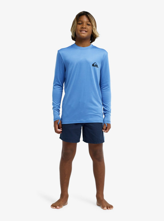 Quiksilver Kid's (8-16) Everyday Surf LS Rashguard Riviera AQBWR03068-BLC0