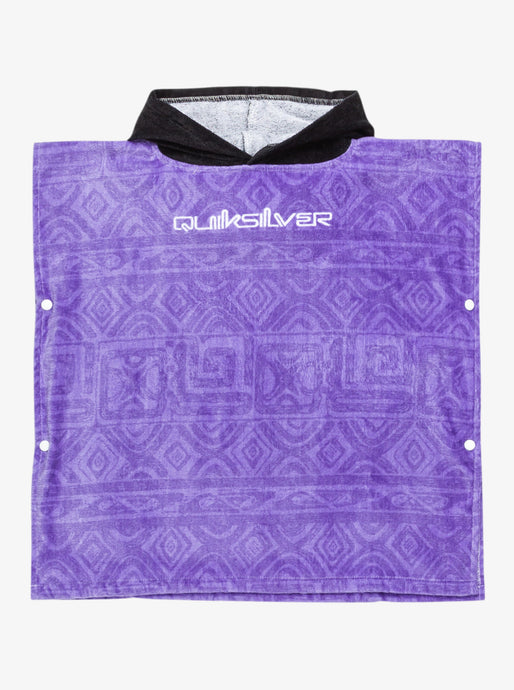 Quiksilver Kid's Hoody Towel Beach Towel (2-7) Dusted Peri AQKAA03005-PMG0