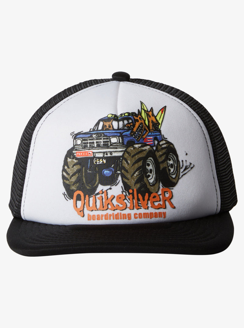 Load image into Gallery viewer, Quiksilver Kid&#39;s Romper Trucker Cap White AQKHA03409-WBB0
