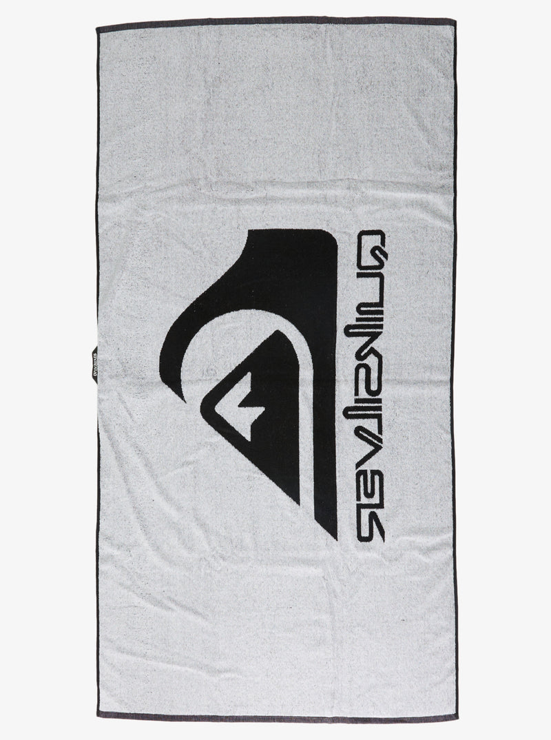 Load image into Gallery viewer, Quiksilver Unisex Salty Trims Beach Towel 160X80cm Black AQYAA03187-KVJ0
