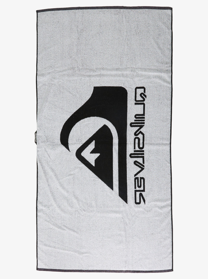 Load image into Gallery viewer, Quiksilver Men&#39;s Salty Trims Beach Towel Black AQYAA03187-KVJ0
