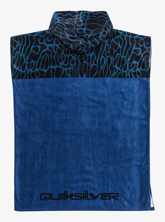Quiksilver Unisex Hoody Towel Poncho Changing Towel Estate Blue AQYAA03233-BSW0