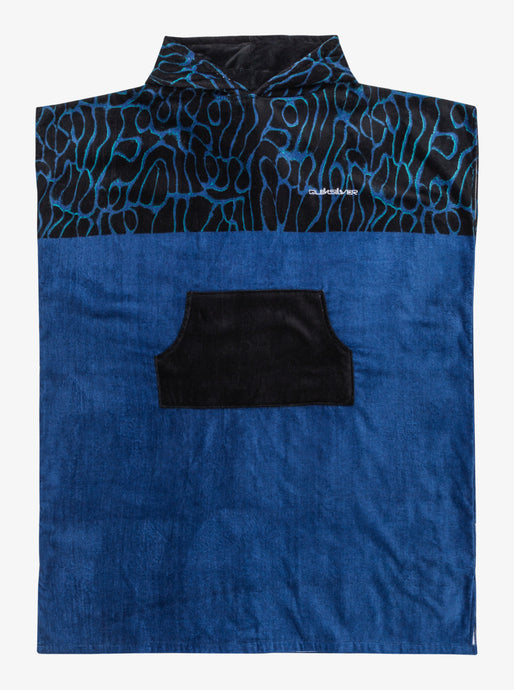 Quiksilver Unisex Hoody Towel Poncho Changing Towel Estate Blue AQYAA03233-BSW0