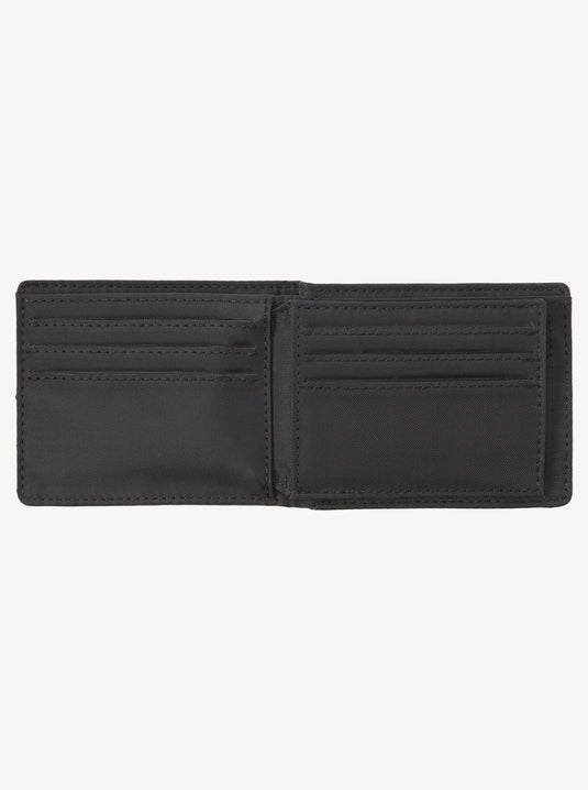 Quiksilver Men's Stitchy Tri Fold Wallet Black AQYAA03243_KVJ0