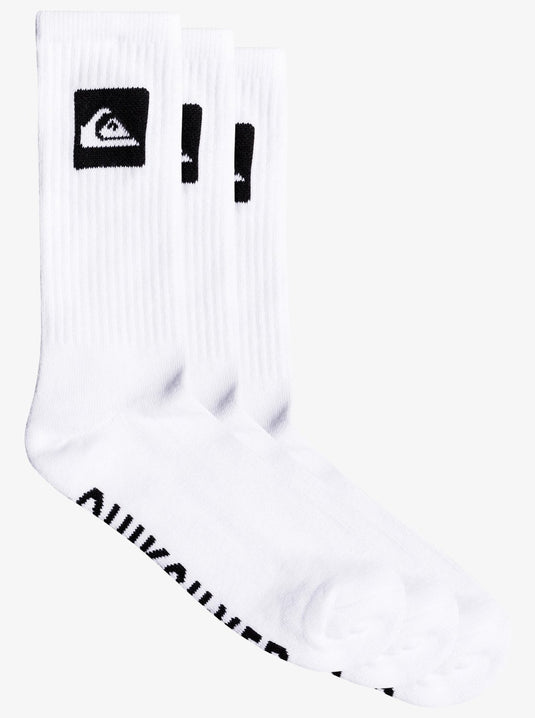 Quiksilver Men's Socks (5 Pack) White AQYAA03311-WBB0