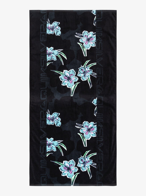 Quiksilver Unisex Freshness Beach Towel 160x80cm Black/Black AQYAA03354-XKKK