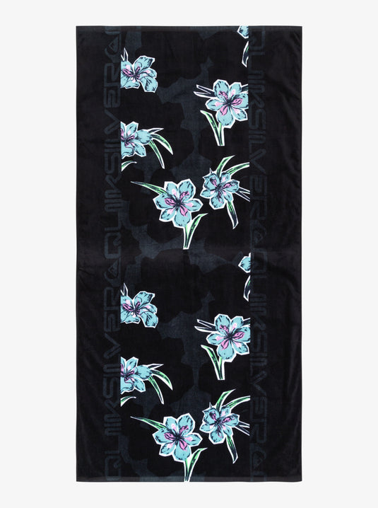Quiksilver Unisex Freshness Beach Towel 160x80cm Black/Black AQYAA03354-XKKK
