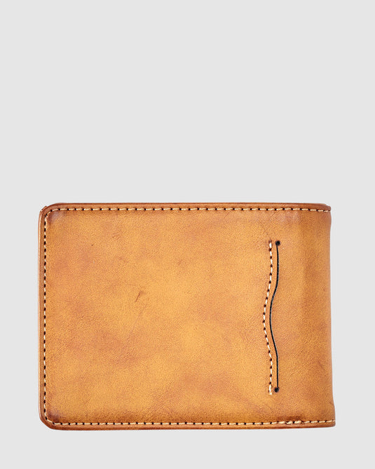 Quiksilver Men's Slim Rays Bi Fold Wallet Chocolate Brown AQYAA03357_CSD0