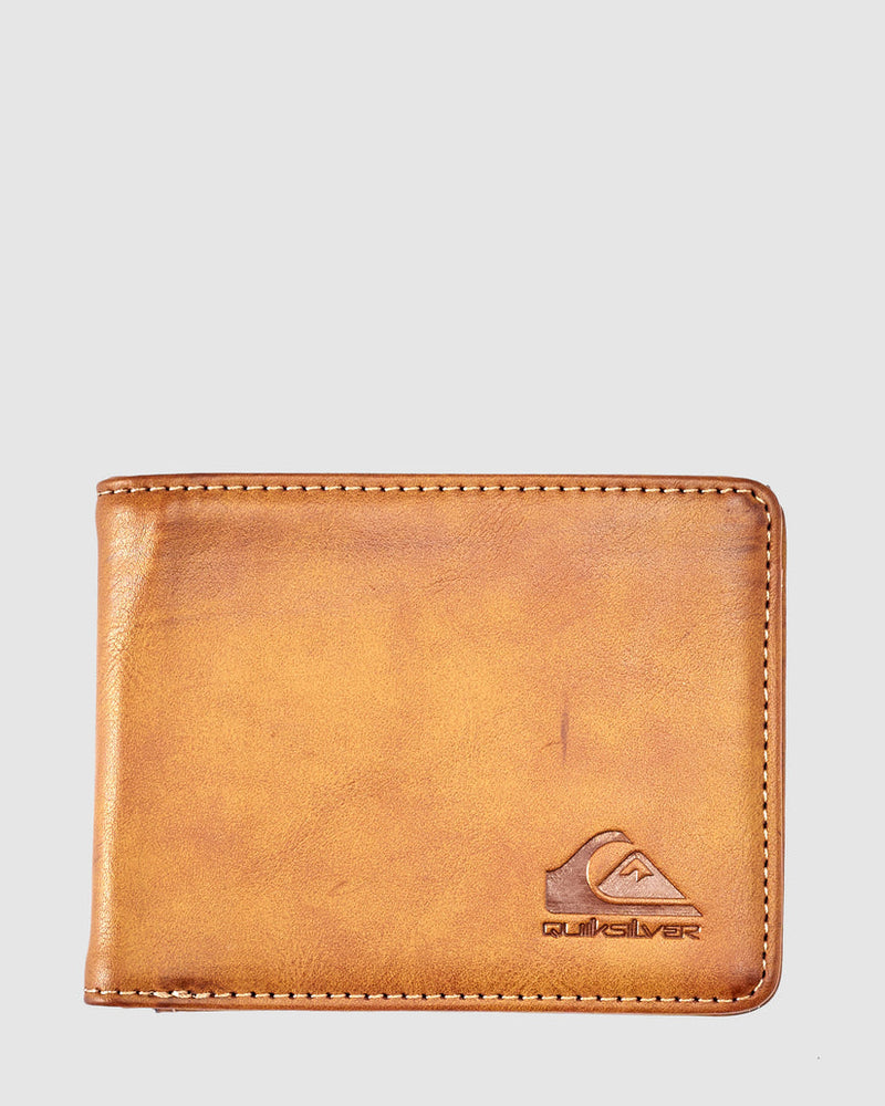Load image into Gallery viewer, Quiksilver Men&#39;s Slim Rays Bi Fold Wallet Chocolate Brown AQYAA03357_CSD0
