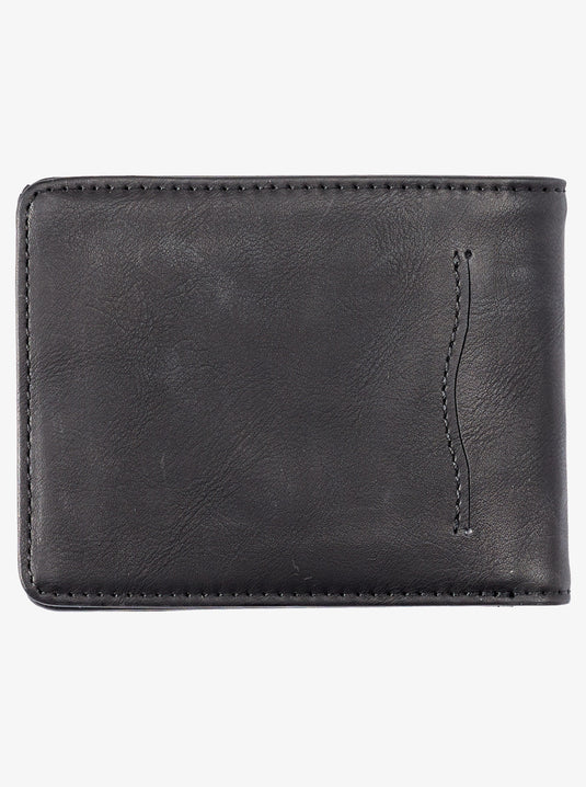 Quiksilver Men' Slim Rays Bi-Fold Wallet Black AQYAA03357-KVJ0