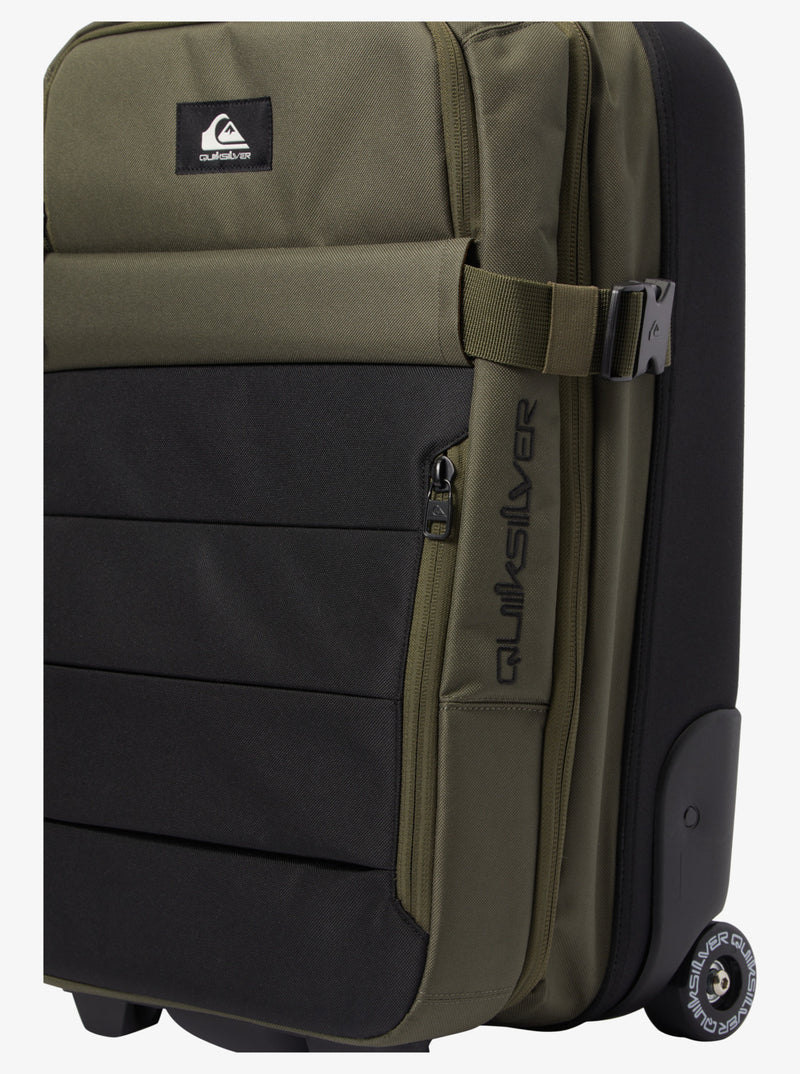 Load image into Gallery viewer, Quiksilver Men&#39;s Horizon Wheelie Luggage Bag Black Omniphase AQYBL03025_KVJ6
