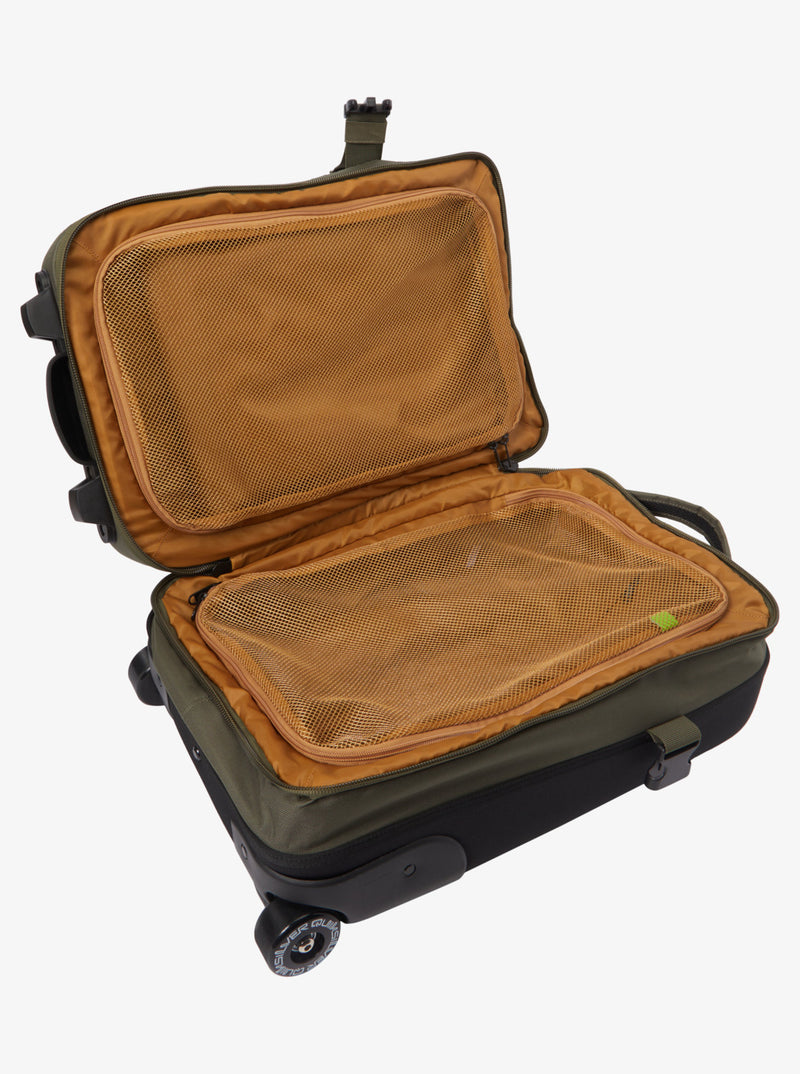 Load image into Gallery viewer, Quiksilver Men&#39;s Horizon Wheelie Luggage Bag Black Omniphase AQYBL03025_KVJ6
