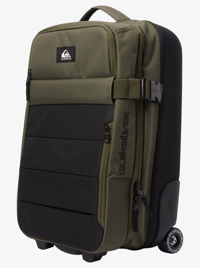 Load image into Gallery viewer, Quiksilver Men&#39;s Horizon Wheelie Luggage Bag Black Omniphase AQYBL03025_KVJ6
