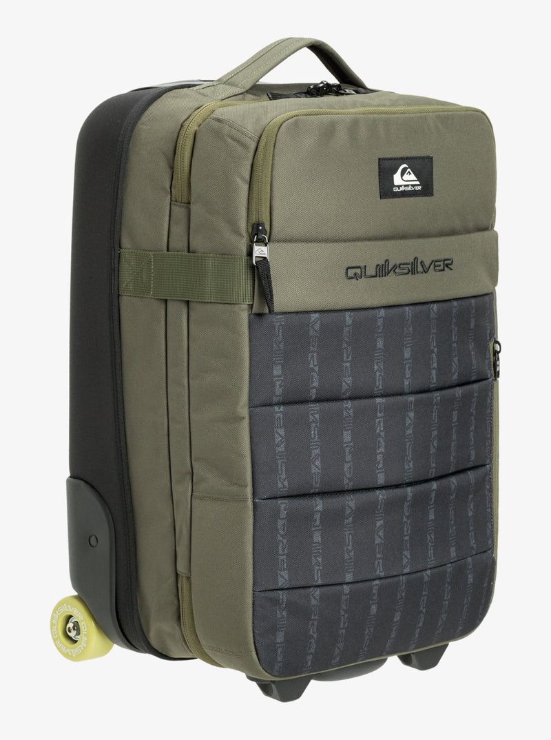 Load image into Gallery viewer, Quiksilver Men&#39;s Horizon Wheelie Luggage Bag Black Omniphase AQYBL03025_KVJ6
