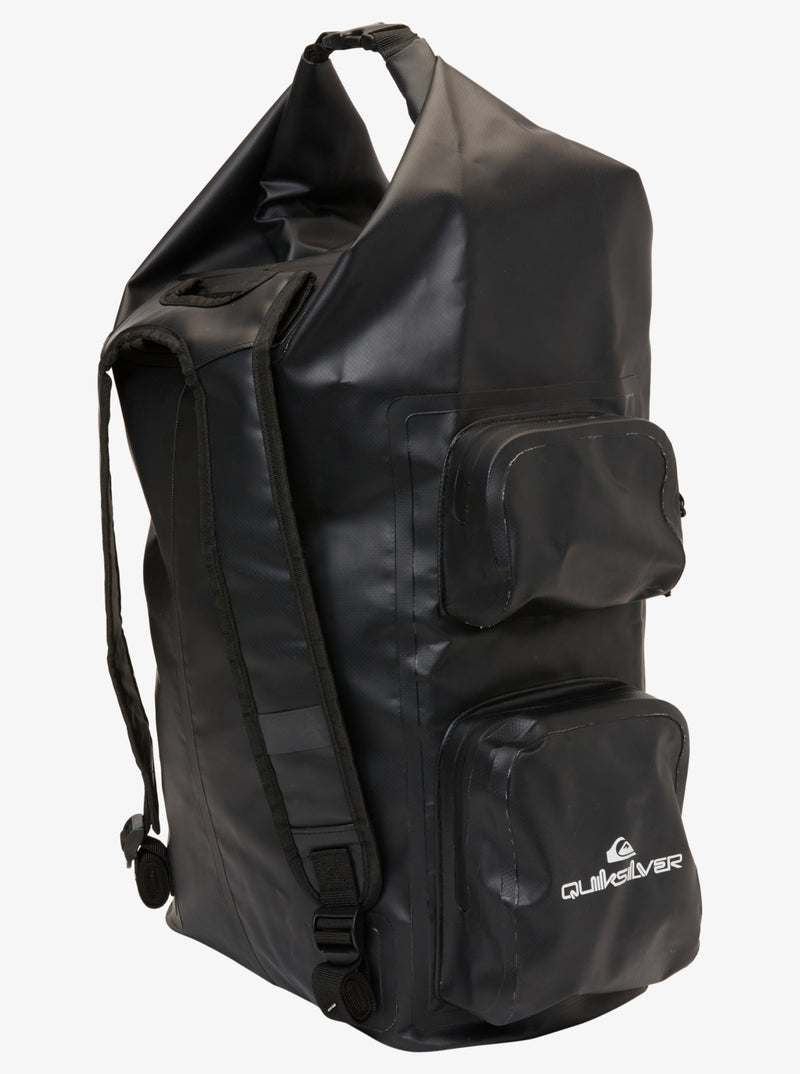 Load image into Gallery viewer, Quiksilver Men&#39;s Evening Sesh 35L Large Surf Backpack Black/Black AQYBP03093-XKKK
