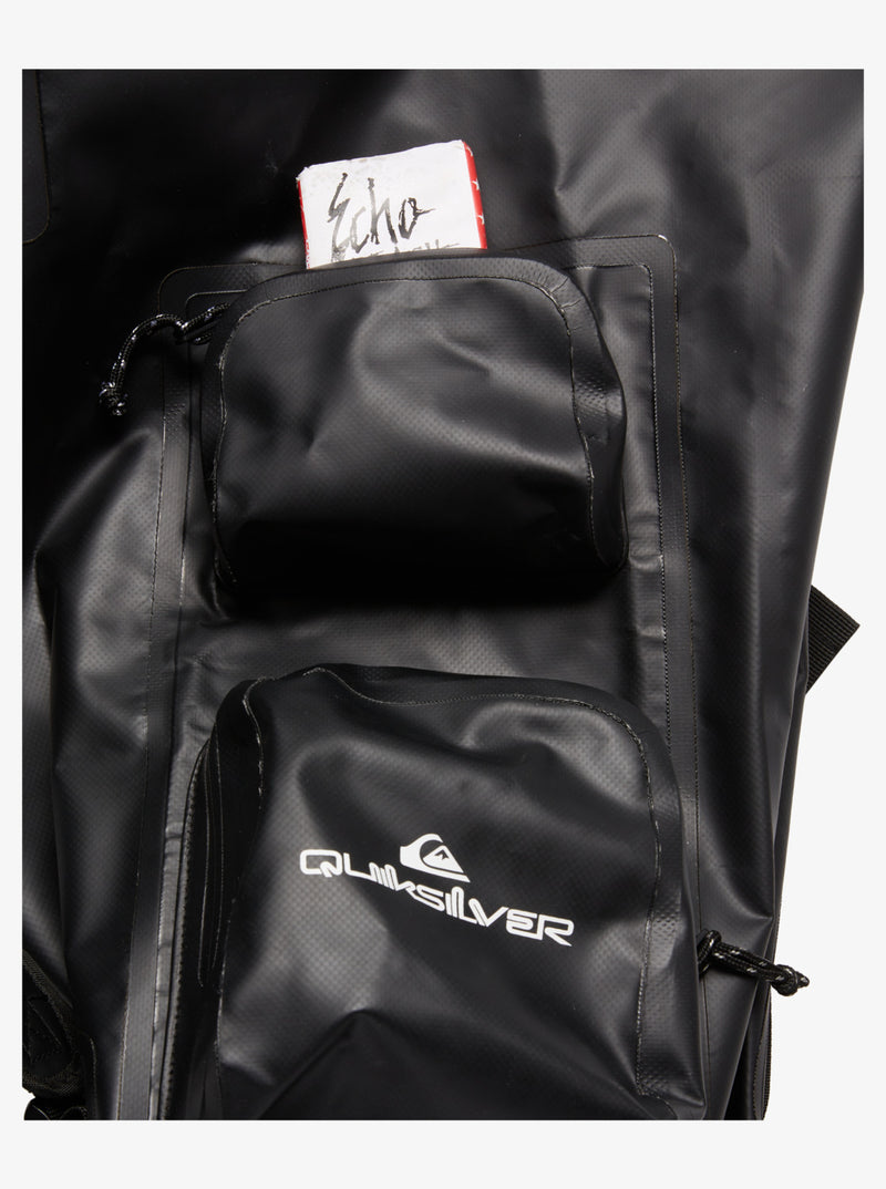 Load image into Gallery viewer, Quiksilver Men&#39;s Evening Sesh 35L Large Surf Backpack Black/Black AQYBP03093-XKKK

