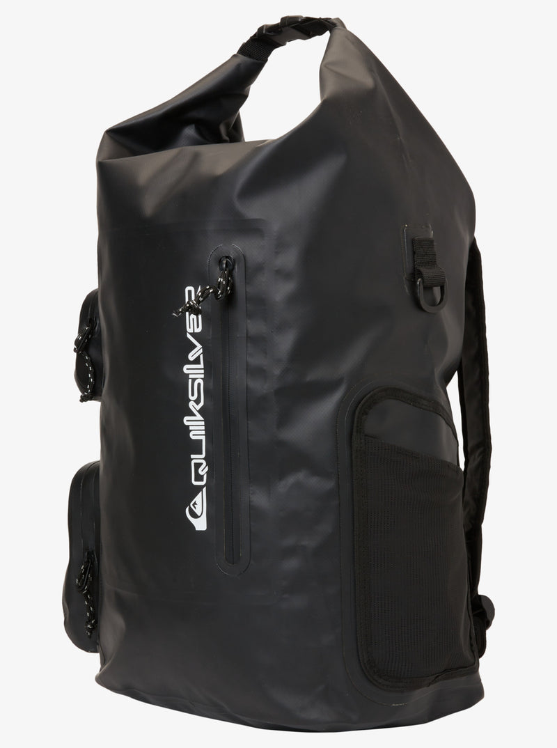 Load image into Gallery viewer, Quiksilver Men&#39;s Evening Sesh 35L Large Surf Backpack Black/Black AQYBP03093-XKKK
