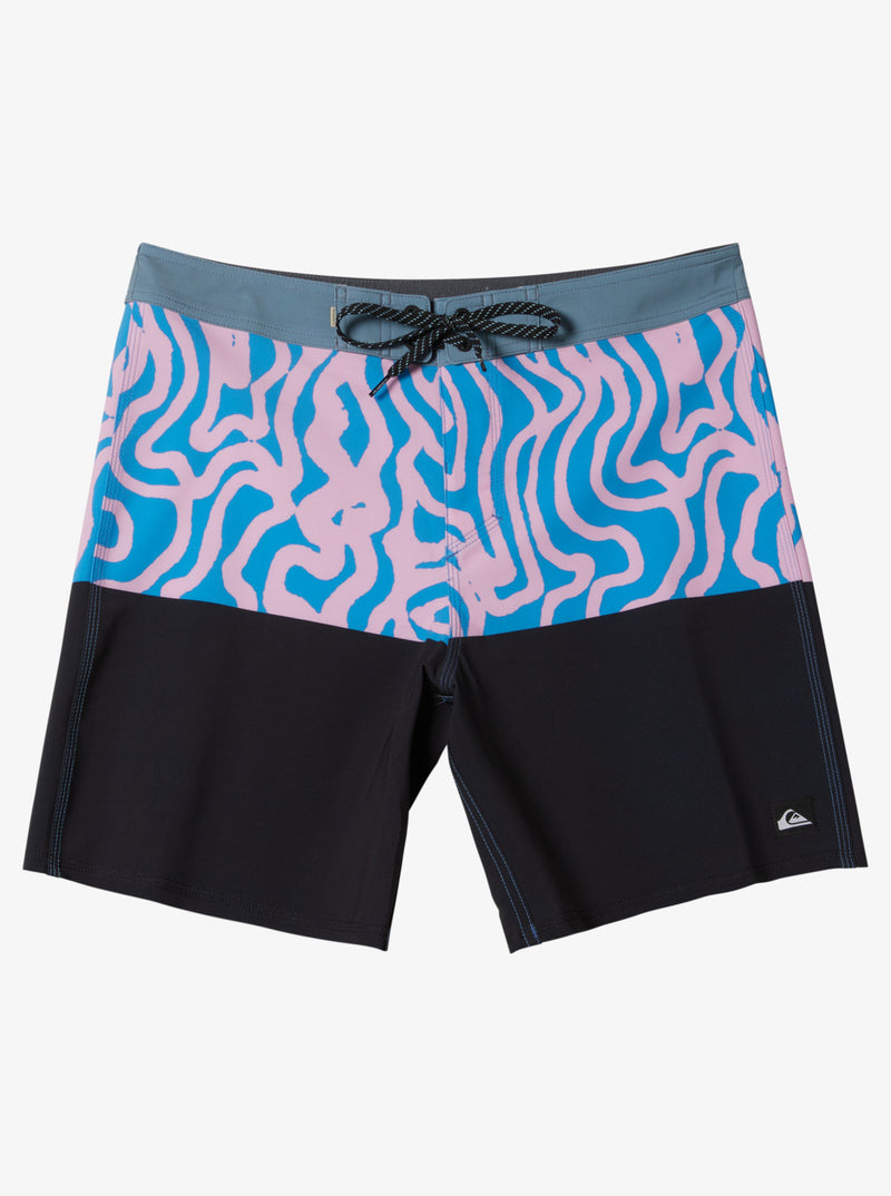 Load image into Gallery viewer, Quiksilver Men&#39;s Surfsilk Straight 18&quot; Boardshorts Crown Blue AQYBS03654-BQY6
