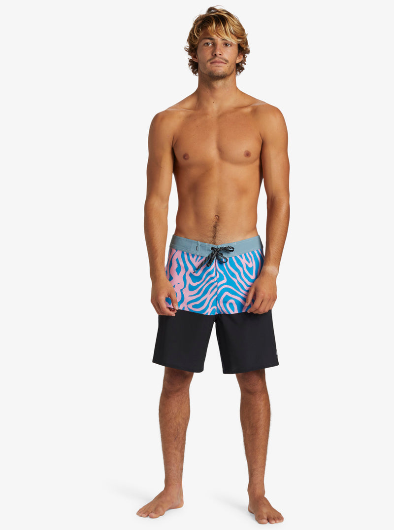 Load image into Gallery viewer, Quiksilver Men&#39;s Surfsilk Straight 18&quot; Boardshorts Crown Blue AQYBS03654-BQY6
