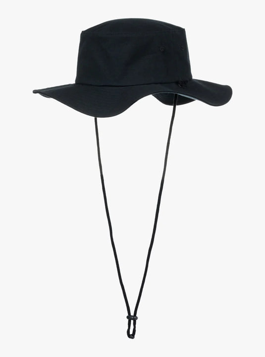 Quiksilver Men's Bushmaster Safari Boonie Hat Black AQYHA03314-KVJ0
