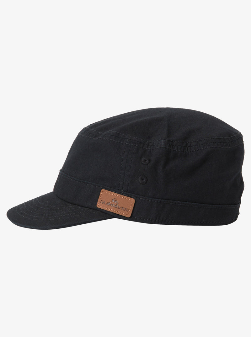 Load image into Gallery viewer, Quiksilver Men&#39;s Renegade Military Cap Black AQYHA03575-KVJ0
