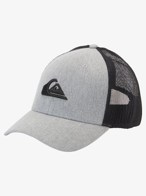 Quiksilver Men's Grounder Trucker Hat Heather Grey AQYHA04793_HTR