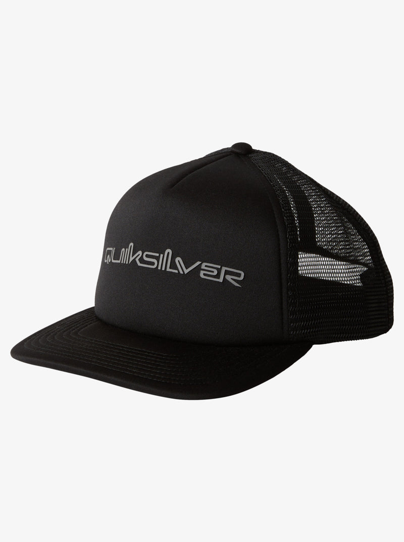 Load image into Gallery viewer, Quiksilver Men&#39;s Trucker Hat Black AQYHA05377-KVJ0
