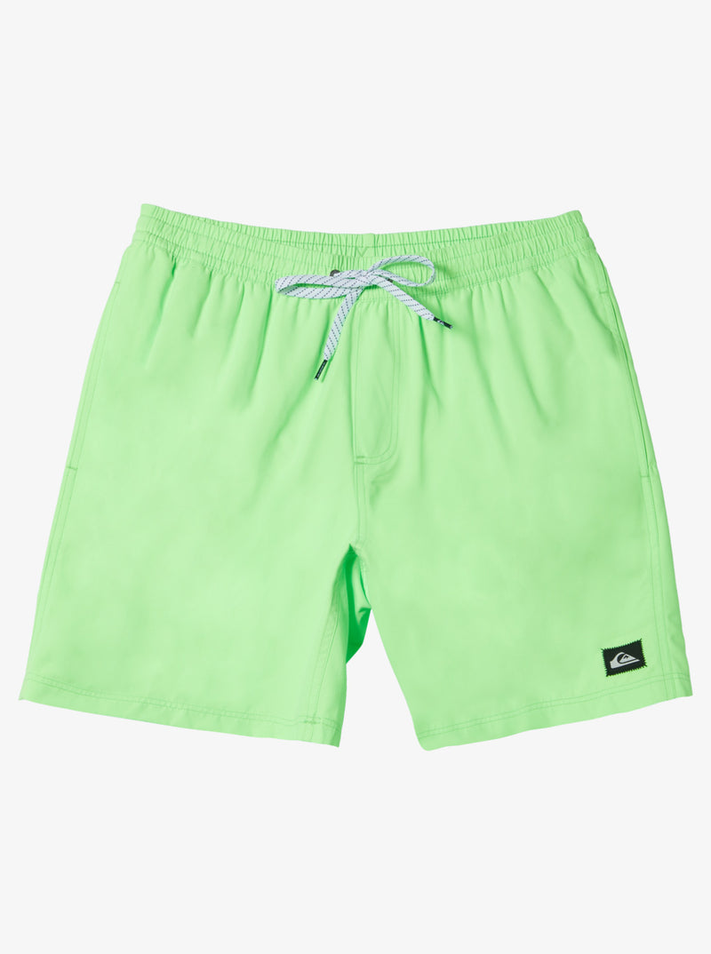 Load image into Gallery viewer, Quiksilver Men&#39;s Everyday Solid Volley 15&quot; Boardshorts Green Gecko AQYJV03153-GGY0
