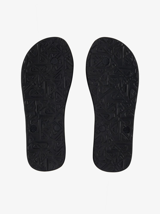 Quiksilver Men's Molokai Core Flip Flops Black AQYL101325-KVJ1
