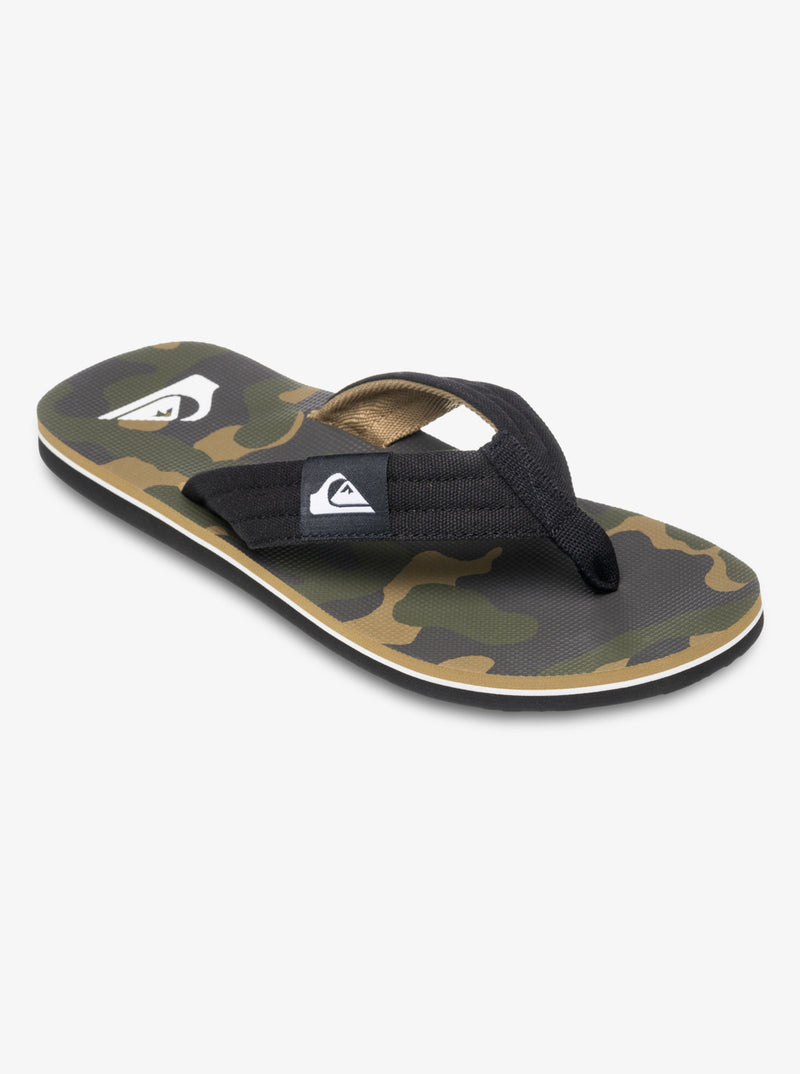 Load image into Gallery viewer, Quiksilver Men&#39;s Molokai Layback Flip Flops Abbey Stone Butancamo AQYL101339-THQ6
