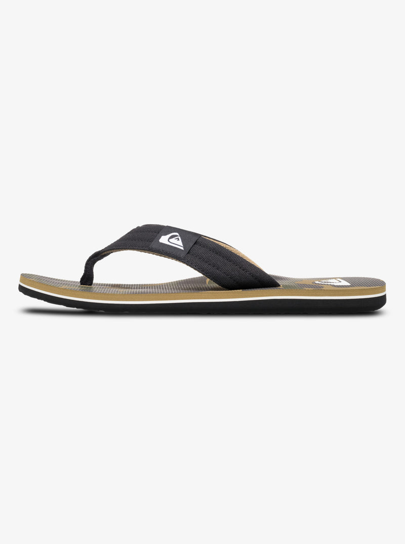 Load image into Gallery viewer, Quiksilver Men&#39;s Molokai Layback Flip Flops Abbey Stone Butancamo AQYL101339-THQ6
