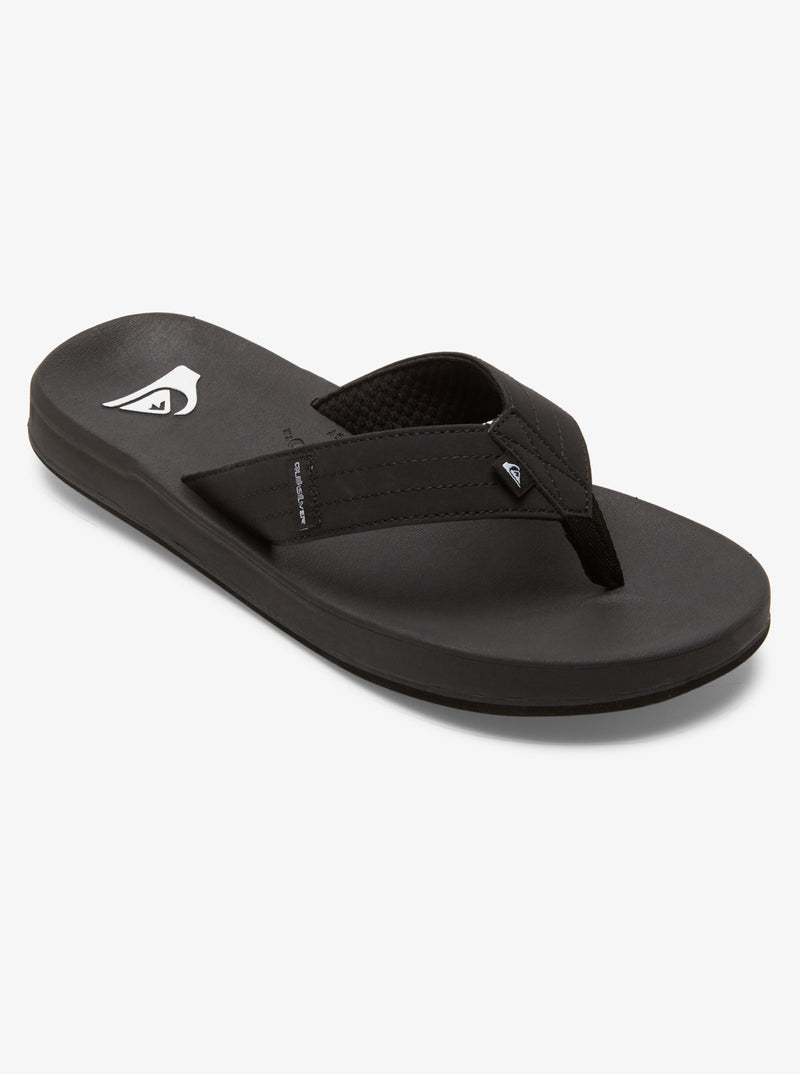 Load image into Gallery viewer, Quiksilver Men&#39;s Rivi Flip-Flops Black AQYL101357-KVJ1
