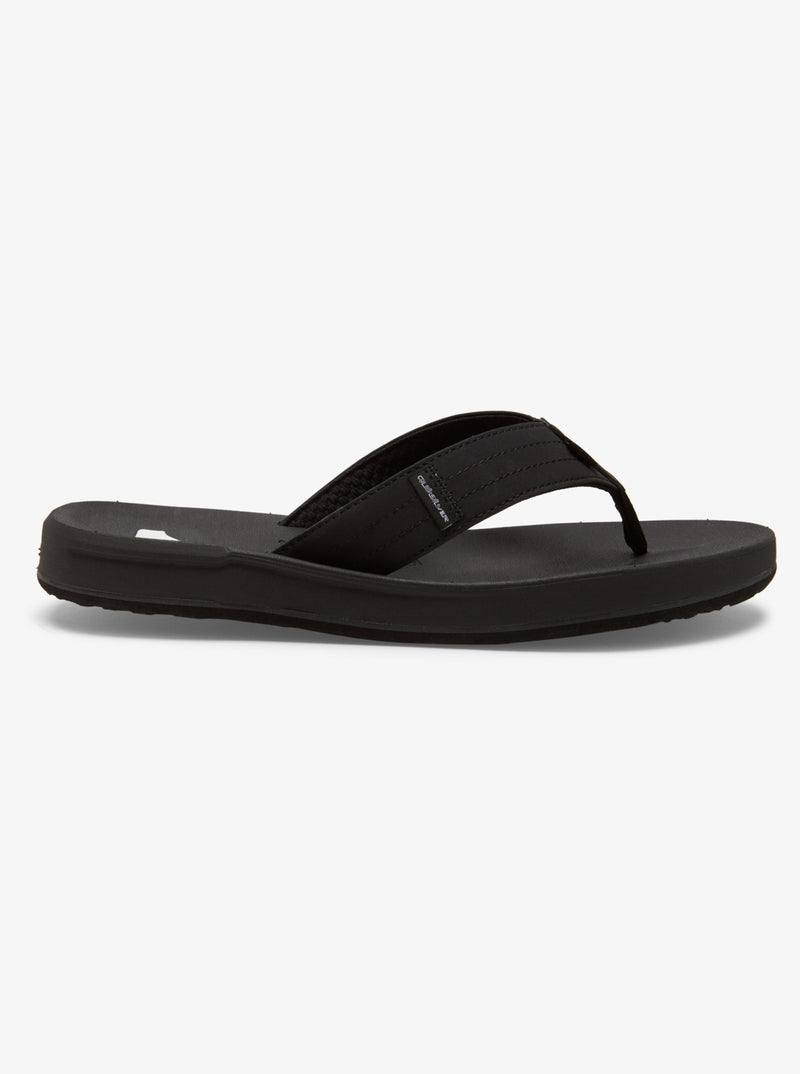 Load image into Gallery viewer, Quiksilver Men&#39;s Rivi Flip-Flops Black AQYL101357-KVJ1
