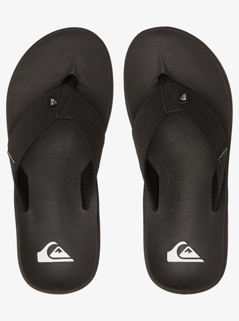 Load image into Gallery viewer, Quiksilver Men&#39;s Rivi Flip-Flops Black AQYL101357-KVJ1
