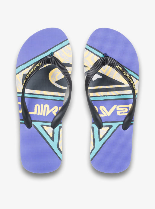 Quiksilver Men's Molokai Screen Flip Flops Dusty Purple AQYL101427-DSP
