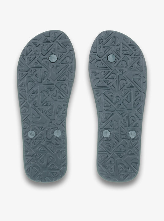 Quiksilver Men's Molokai Screen Flip Flops Sage AQYL101427-LTG