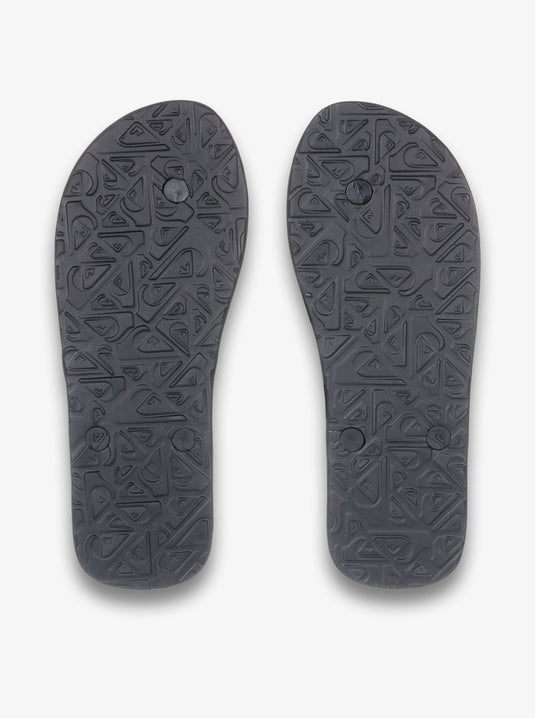 Quiksilver Men's Molokai Art 25 Flip Flops Black Naturama AQYL101430-KVJ6