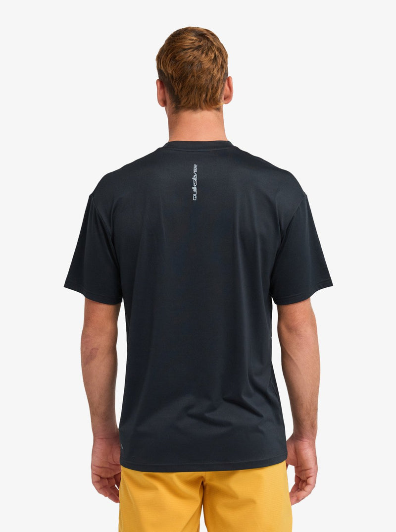 Load image into Gallery viewer, Quiksilver Men's Everyday Surf Short Sleeve UPF50 Lycra T-Shirt Black AQYWR03135-KVJ0
