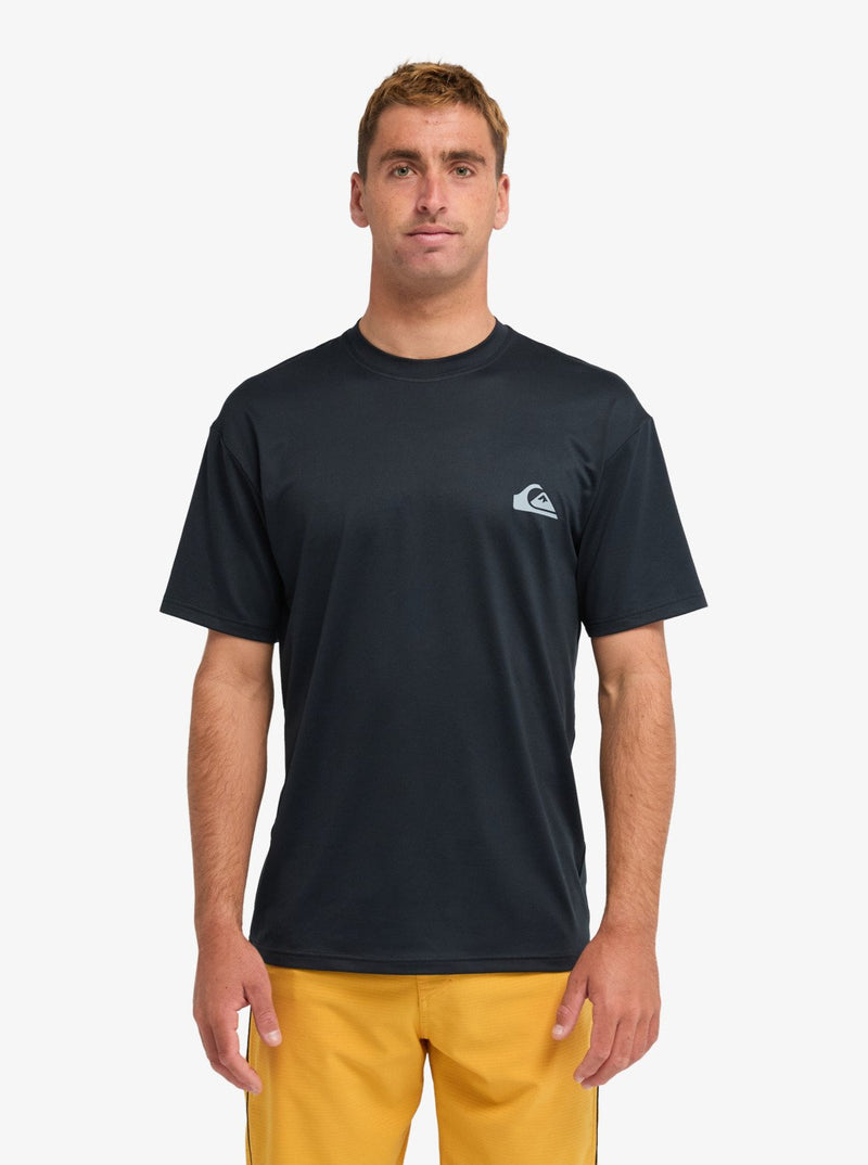Load image into Gallery viewer, Quiksilver Men's Everyday Surf Short Sleeve UPF50 Lycra T-Shirt Black AQYWR03135-KVJ0
