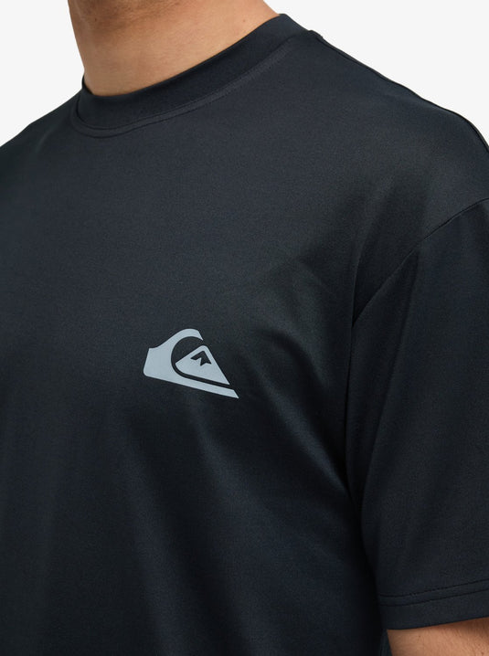 Quiksilver Men's Everyday Surf Short Sleeve UPF50 Lycra T-Shirt Black AQYWR03135-KVJ0
