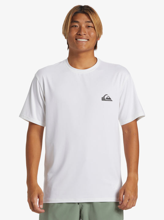 Quiksilver Men's Everyday Short Sleeve UPF 50 Surf T-Shirt White AQYWR03135-WBB0