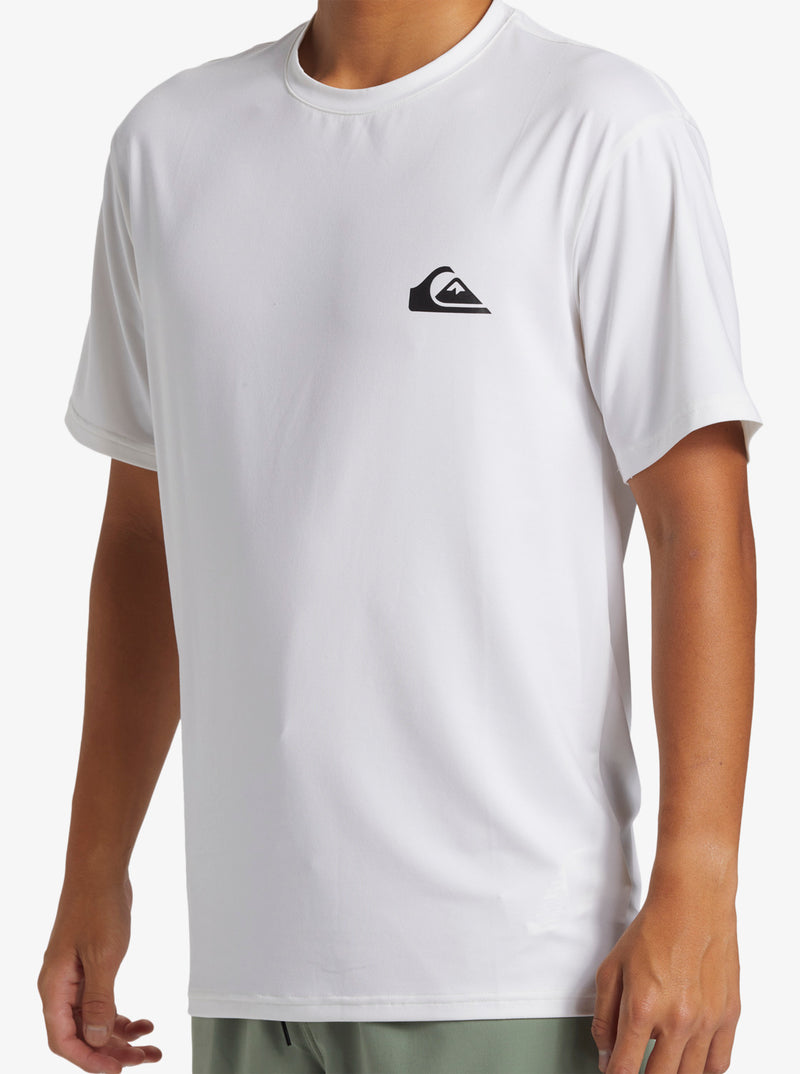 Load image into Gallery viewer, Quiksilver Men&#39;s Everyday Short Sleeve UPF 50 Surf T-Shirt White AQYWR03135-WBB0
