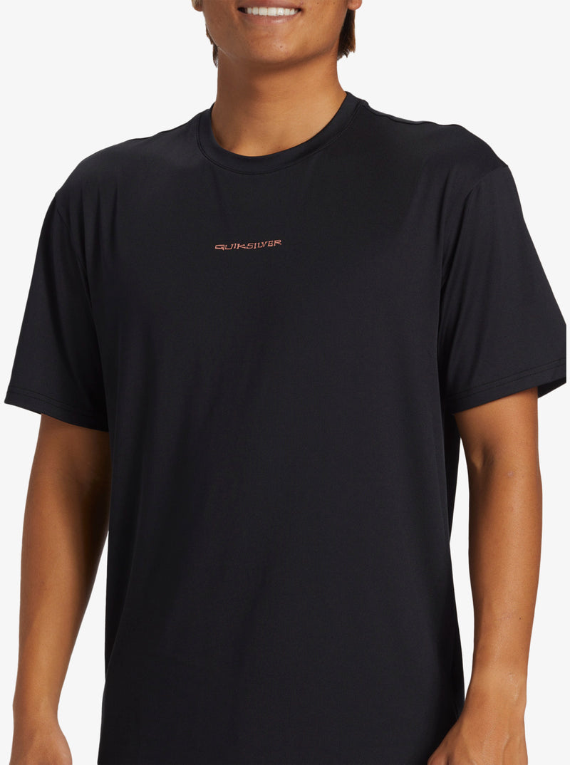 Load image into Gallery viewer, Quiksilver Men&#39;s Everyday Surf UPF 50 T-Shirt Black/White AQYWR03136-XKKW
