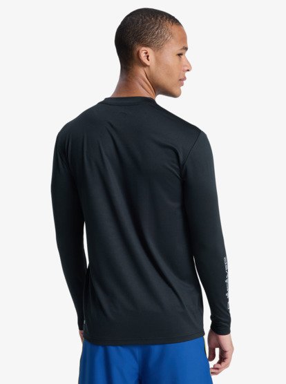 Quiksilver Men's Everyday Surf Long Sleeve UPF50 Lycra T-Shirt Black AQYWR03136-KVJ0