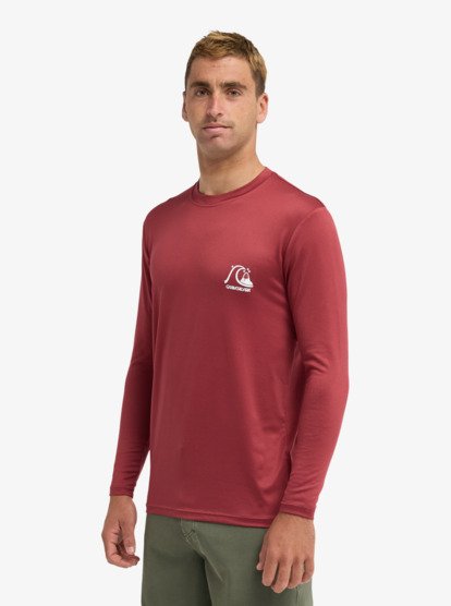 Load image into Gallery viewer, Quiksilver Men's DNA Surf Long Sleeve UPF50 Lycra T-Shirt Burnt Russet AQYWR03139-RQZ0
