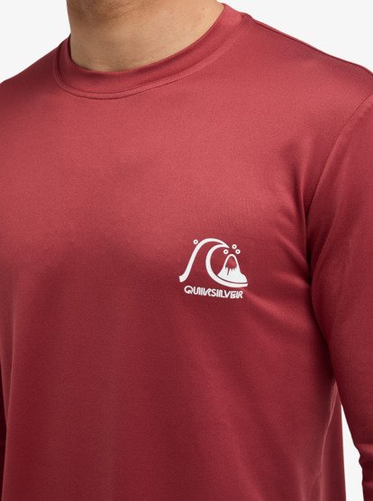 Load image into Gallery viewer, Quiksilver Men's DNA Surf Long Sleeve UPF50 Lycra T-Shirt Burnt Russet AQYWR03139-RQZ0

