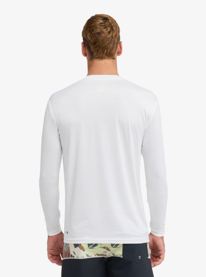 Quiksilver Men's DNA Surf Long Sleeve UPF50 Lycra T-Shirt White AQYWR03139-WBB0