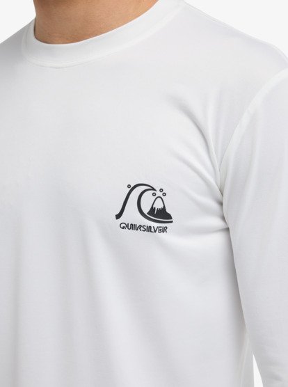 Load image into Gallery viewer, Quiksilver Men's DNA Surf Long Sleeve UPF50 Lycra T-Shirt White AQYWR03139-WBB0
