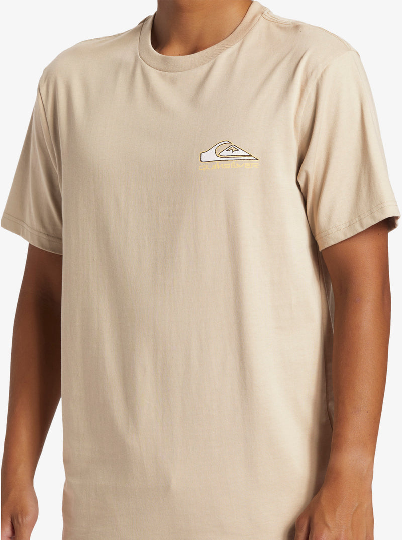 Load image into Gallery viewer, Quiksilver Surf Step Up T-Shirt Plaza Taupe AQYZT09563-THZ0

